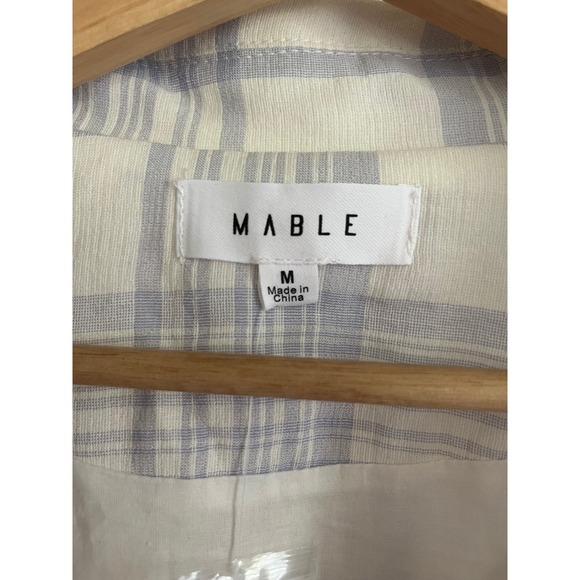Mable Plaid Button Front Belted Mini Dress - Picture 2 of 7